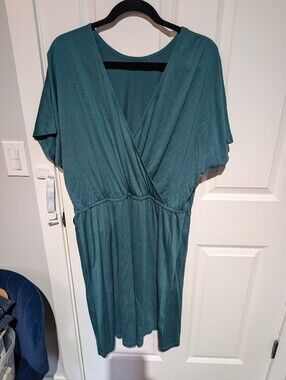 Merino Wool Wrap Dress 1x